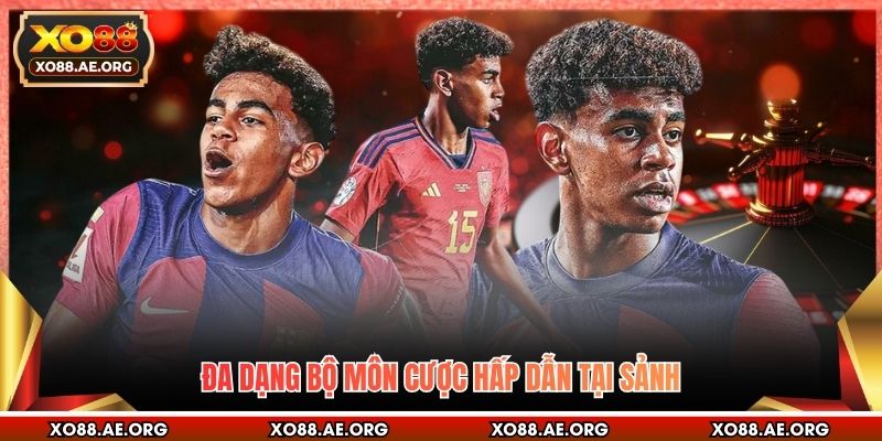 Đa dạng bộ môn cược hấp dẫn tại sảnh